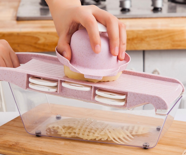 Multifunctional Vegetable Cutter Home Kitchen Slicing And Dicing Fruit Artifact - Image 10