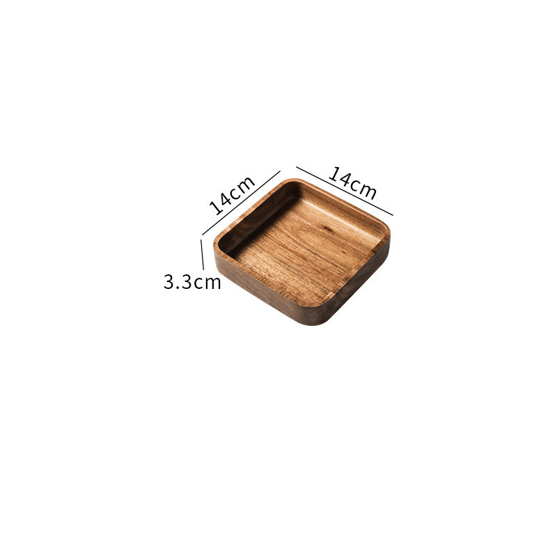 Breakfast Plate, Fruit Plate, Wooden Western Food Plate - Image 3