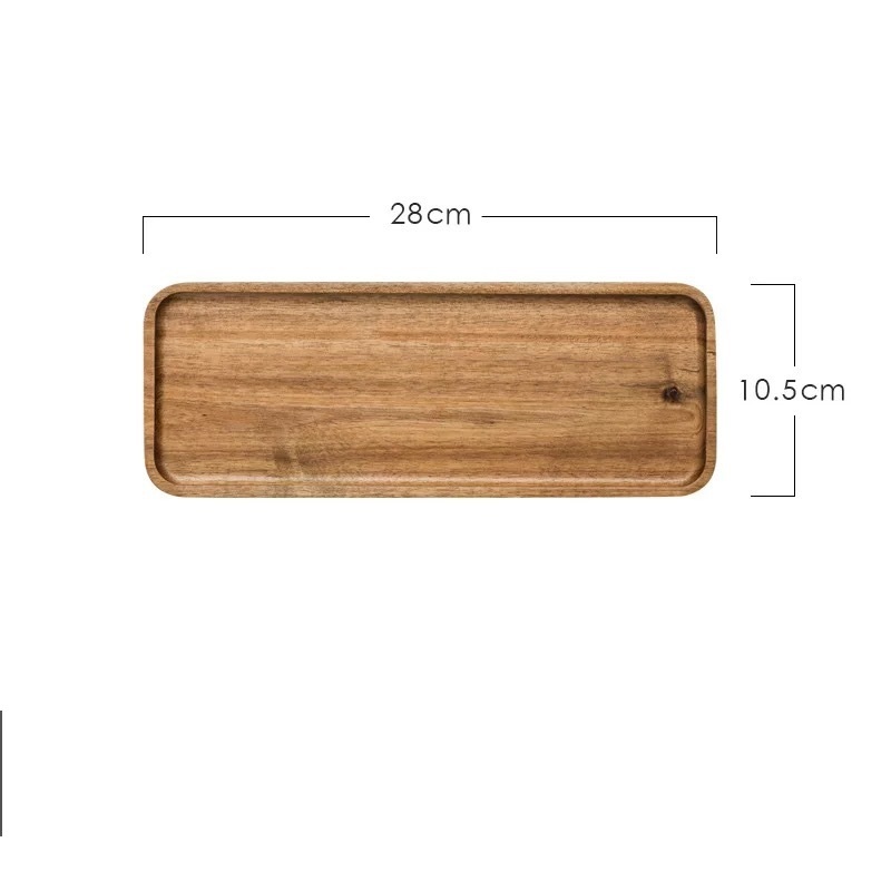 Breakfast Plate, Fruit Plate, Wooden Western Food Plate - Image 4