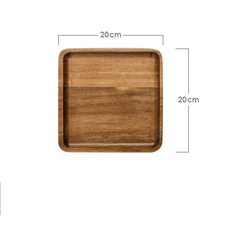 Breakfast Plate, Fruit Plate, Wooden Western Food Plate - Image 6