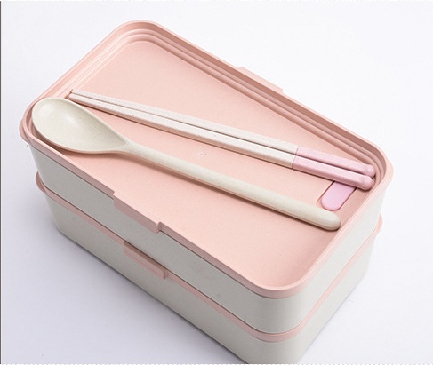 Eco-friendly bamboo 3-layer lunch box microwave safe bento - Image 7