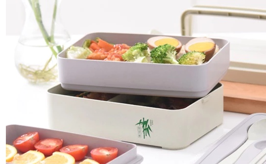 Eco-friendly bamboo 3-layer lunch box microwave safe bento - Image 9
