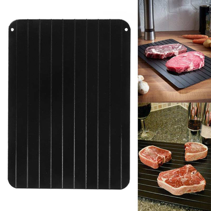 Fast Defrosting Tray Thaw Kitchen Quick Aluminum Thaw Plate - Image 4