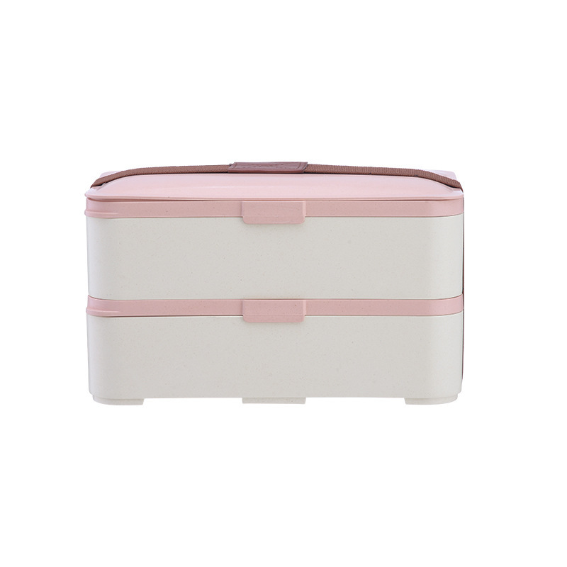 Eco-friendly bamboo 3-layer lunch box microwave safe bento - Image 6
